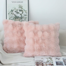 Set of 2 Beige Cushion Covers