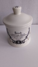 ' Harrods' Ceramic Advertising Cheese Pot & Cover