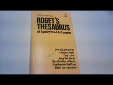 Roget's Thesaurus of Synonyms and Antonyms by Peter Mark Roget -