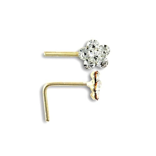 9ct gold shaped - 9ct, crystal