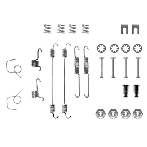 Rear brake shoe - fitting, kit