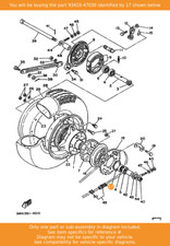 YAMAHA Circlip, 93410-47030