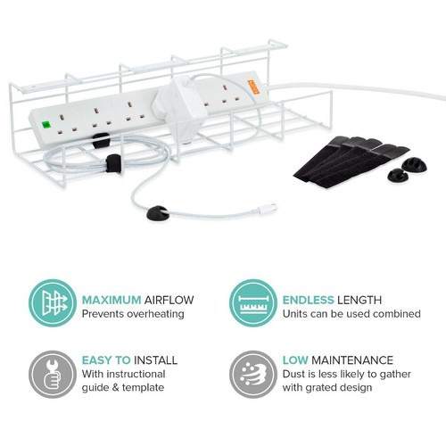 Under desk cable management - under,