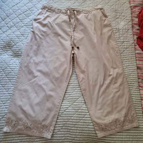 Cropped trousers 18 20 - m&s,