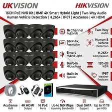 HIKVISION 8MP 4K IP PoE CCTV