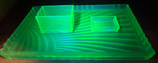 Art Deco Frosted Uranium