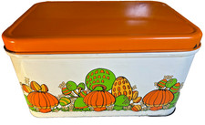 Vintage 70s Mushroom Tin Bread