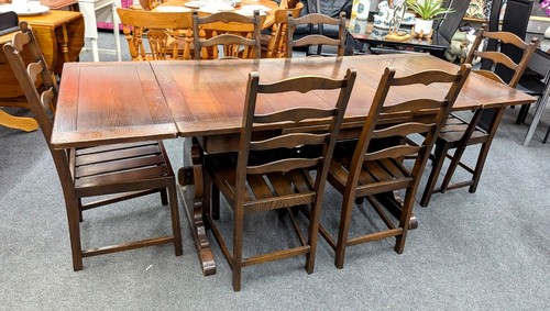 Ercol solid oak extending - solid,