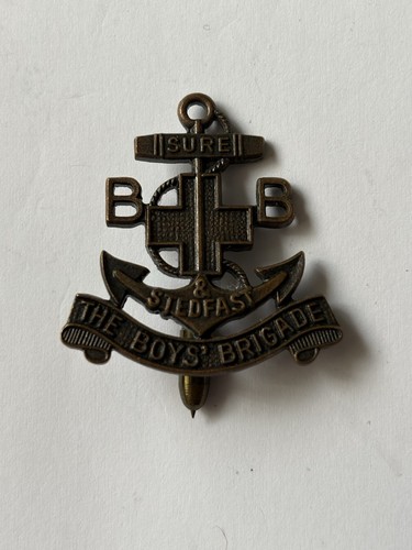 Old boys brigade badge - brigade, badge.