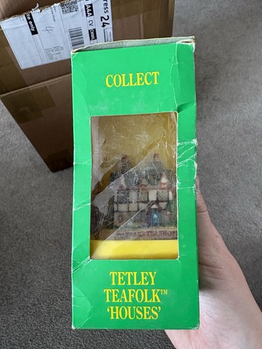 Tetley teafolk minature houses - tetley,
