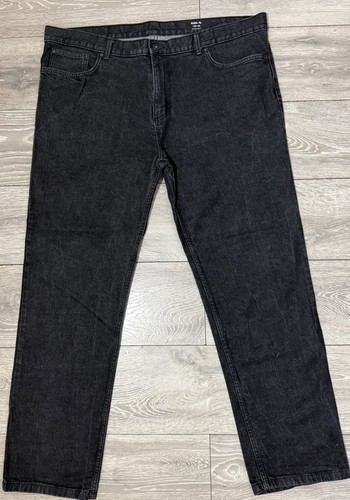 Denim mens black straight - denim,
