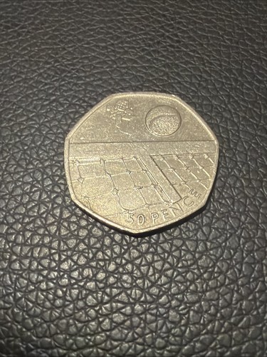 Olympic 50p tennis fifty - 50p,