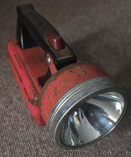 Vintage Ever-Ready Red Space Beam Torch