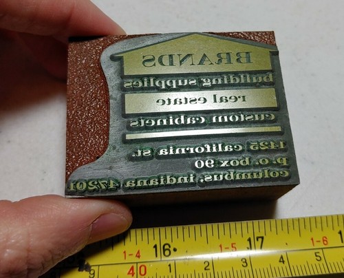 Vintage letterpress printing - letterpress,