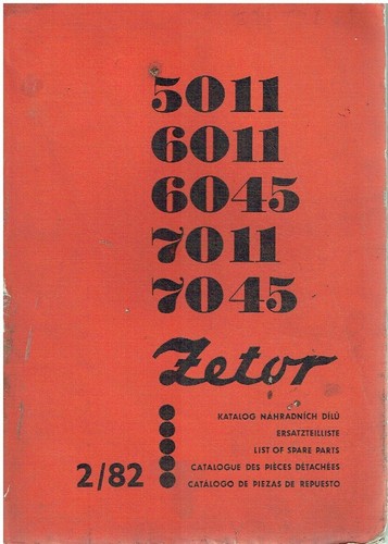 Zetor 5011 6011 6045 - 5011, 7011