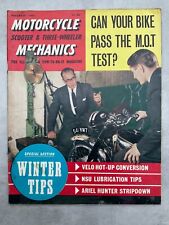 Motorcycle Mechanics Magazine - November 1962 - Heinkel Scooter, Red Hunter