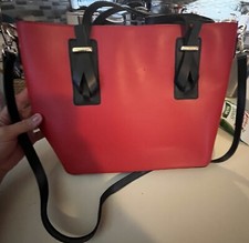 Red & Black Leather Shoulder