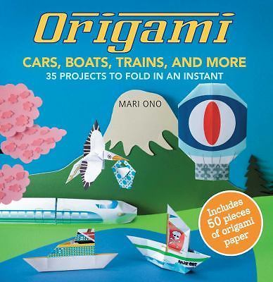 Origami cars boats trains - cars,, boats,