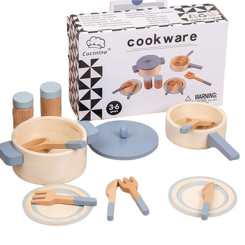 10x wooden kitchen toy - 10x,