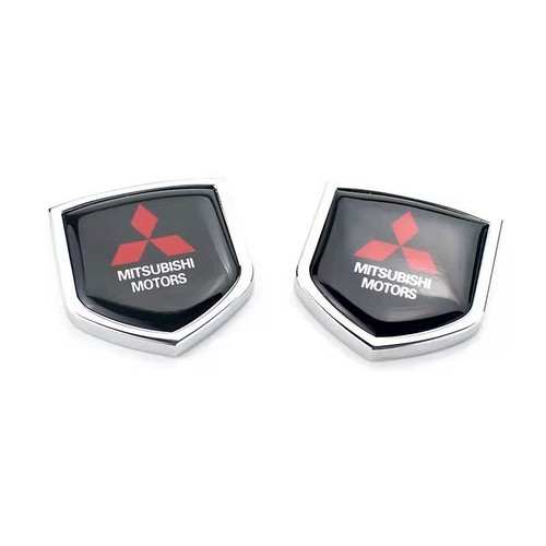 2pcs mitsubishi motors logo - motors,