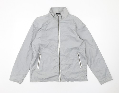 Red herring mens grey jacket - red,