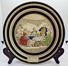 VINTAGE ADAMS DICKENS DAVID COPPERFILED SERIES MR MICAWBER 25 cm PLATE