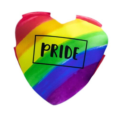 Rainbow heart costume - heart,