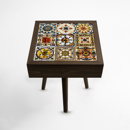 Anatolian tiles table - tiles, handmade