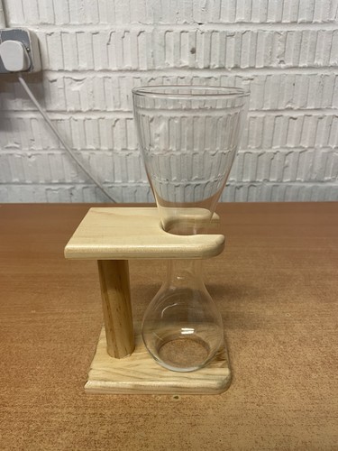 Glass quarter yard ale with - glass,