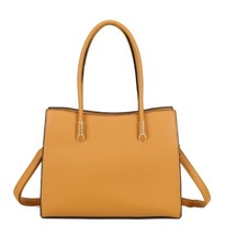 Boutique Neat and Plain Woman Faux Leather Medium Tote Shoulder handbag