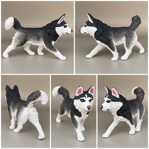 Ooak custom schleich husky - custom, dog