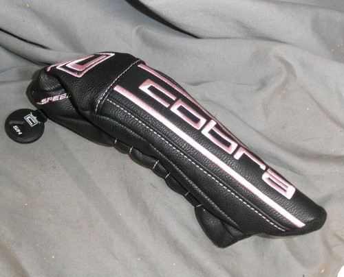 Embroidered pink black cobra - embroidered,
