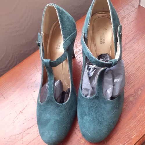 Lovely insolia green suede - lovely, m&s