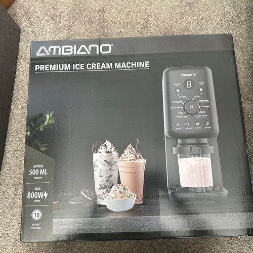 Ambiano ice cream maker - ice,