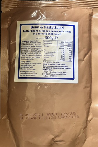 British army bean - army, pasta