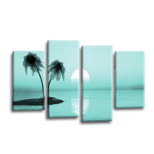 Seascape sunset wall art - sunset,