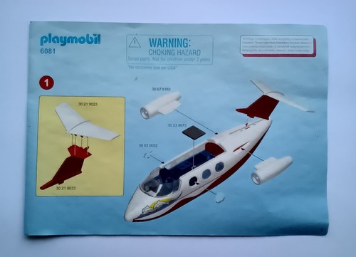 Playmobil instruction manual - playmobil,