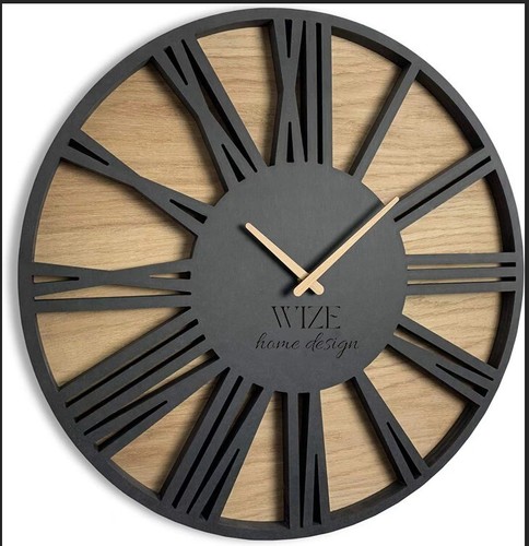 Wall clock wood - wall, wood,