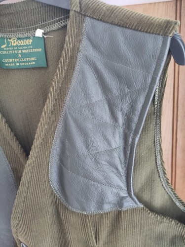 Beaver shooting waistcoat mens - beaver,