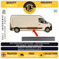 FOR RENAULT MASTER 2010-2024 SIDE DOOR/BODY MOULDING BLACK MWB & LWB RIGHT SIDE