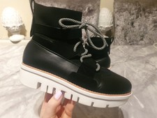 FITFLOP PLATFORM PULL ON BOOTS LADIES SIZE UK4.5 GENUINE