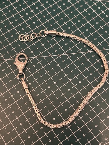 Sterling silver byzantine - silver,