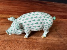 Herend Hungary Green Fishnet