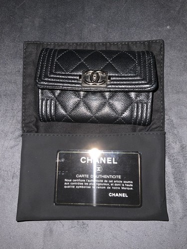 Boy chanel flap card holder - boy,