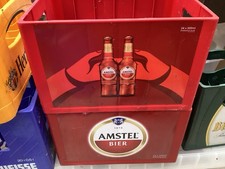 1 X Amstel Beer Crate Home Brew Man Cave Holland Netherlands 