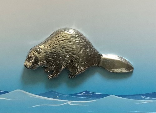 Beaver silver pewter - silver,
