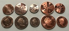 Gibraltar coin set 10 20 - coin, 1+2+5+10+20