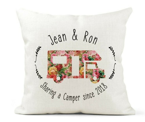 Personalised cream cushion - personalised,