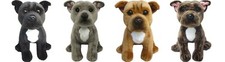 FAITHFUL FRIENDS STAFFORDSHIRE BULL TERRIER CUDDLY SOFT TOY STAFFIE DOG TEDDY 