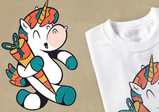 Unicorn Iron On DTF Print Cute